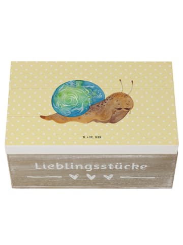 Mr. & Mrs. Panda Aufbewahrungsbox Schnecke Sir ohne Spruch in Gelb Pastell