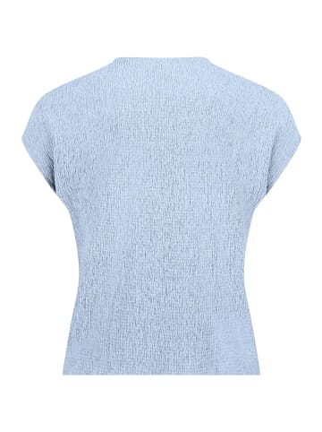 CARTOON Kurzarm-Shirt mit Raffung in Stonewash