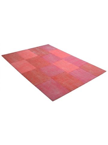 Kayoom Wohnzimmer Teppich – Kurzflorteppich Lyrical 110 in multi - rot - rechteckig
