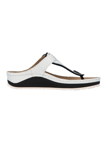 Berkemann Zehenstegsandalen Mila in Weiß
