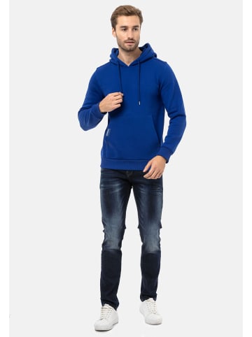 Cipo & Baxx Kapuzensweatshirt in SAXEBLUE