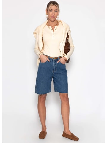 SASSYCLASSY Bermuda Jeans Shorts in Blau