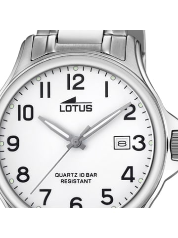 Lotus Analog-Armbanduhr Lotus Classic silber groß (ca. 40mm)