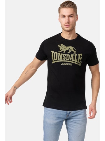 Lonsdale T-Shirt "Logo" in Schwarz