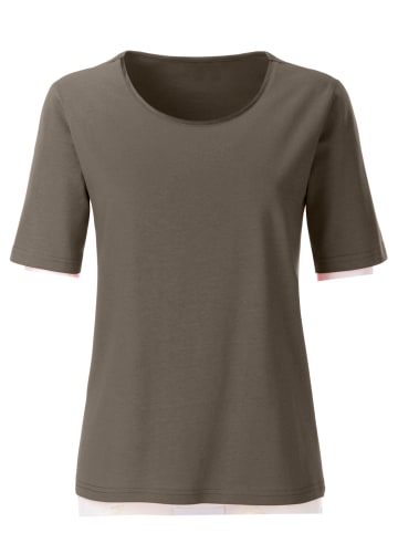 WITT WEIDEN Rundhalsshirt in khaki