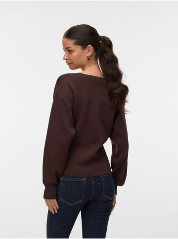 Vero Moda Strickjacke in Chocolate Torte