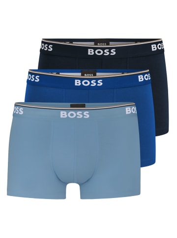 BOSS 3er Pack Trunks in Blau