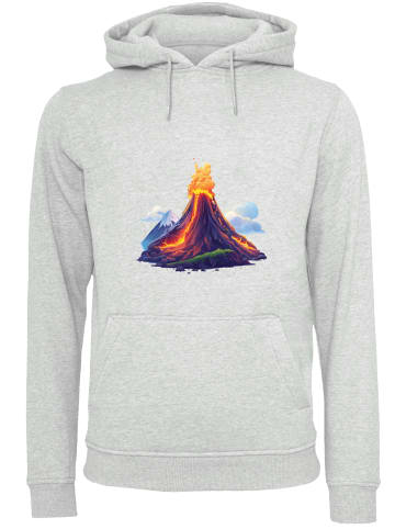 F4NT4STIC Hoodie Vulkanausbruch in grau meliert