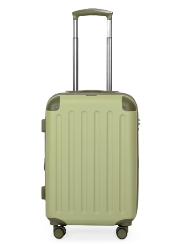Hauptstadtkoffer Spree - Koffer Flugzeug Trolley Handgepäck Hartschale TSA 42L in Kiwi