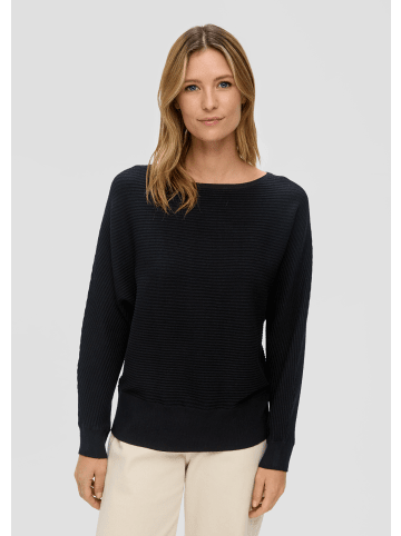 s.Oliver Strickpullover langarm in Schwarz