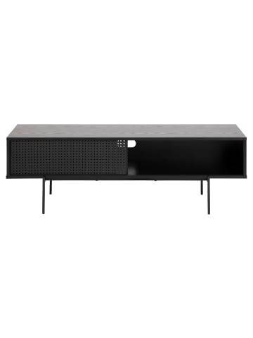 ebuy24 TV Tisch Angus Schwarz 140 x 40 cm