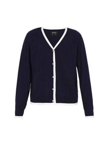 usha BLACK LABEL Women Cardigan in navy offwhite