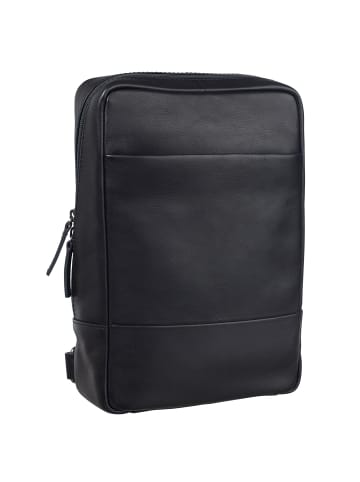 Leonhard Heyden Hamburg Sling Bag Leder 30 cm in schwarz