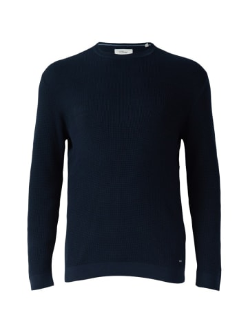 S. Oliver Rundhalspullover für Damen in uni