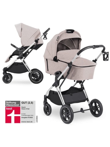 Hauck Kombi-Kinderwagen Vision X Duoset Black in schwarz,beige