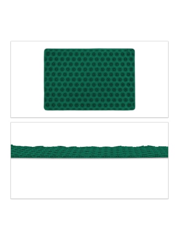 relaxdays Fußmatte in Grün - (B)60 x (T)40 cm