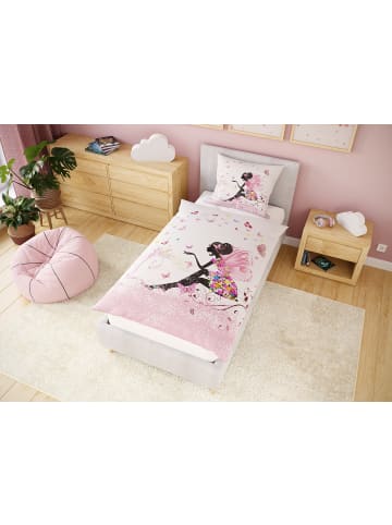 Cats Collection Baumwoll Bettwäsche Renforce  Kinderbettwäsche Glow in Fee