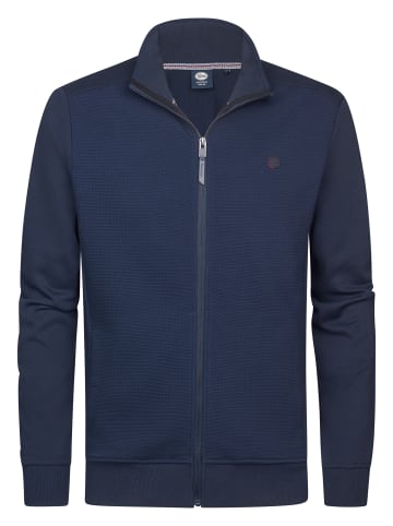 Petrol Industries Casual Strickjacke Ruta in Blau