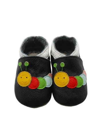 Yalion Baby Krabbelschuhe Raupe in Schwarz