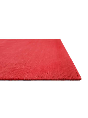 Green Looop Handweb-Teppich Nizza in rot