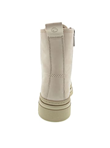 Tamaris Schnürstiefel Beige