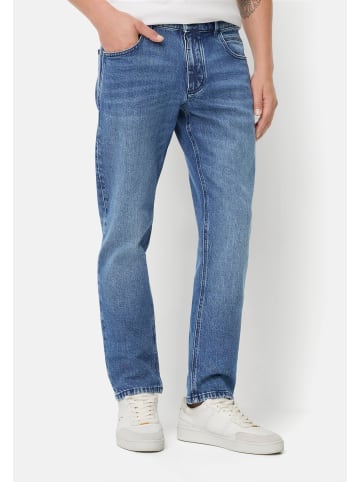 Camel Active Regular Fit Jeans mit 2-Wege Stretch in Ozeanblau