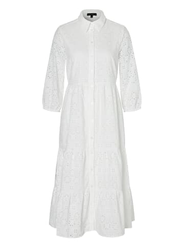 More & More Maxikleid Lochspitze in white