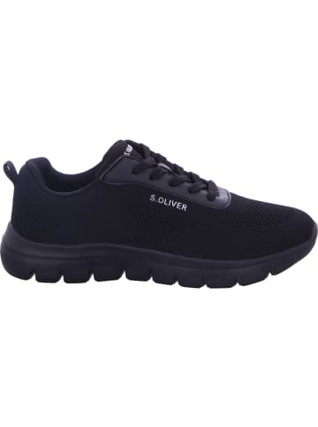 s.Oliver Schnürhalbschuh in schwarz