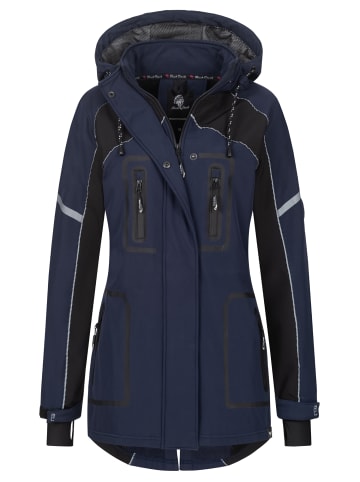 Rock Creek Softshelljacke in Navy