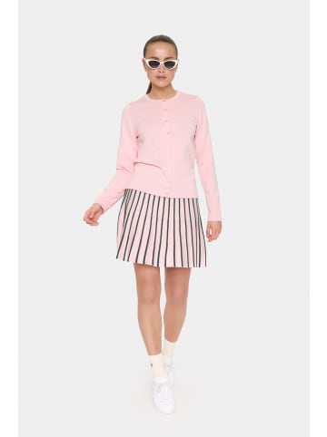 SAINT TROPEZ Strickjacke A8661, Classic fit in Pink-a-boo