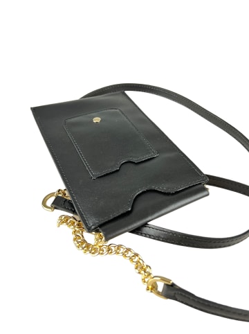 collezione alessandro Schultertasche " Handytasche " in schwarz