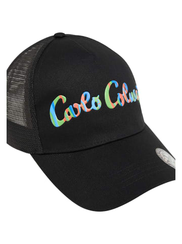 Carlo Colucci Trucker Cap Dehmani in Schwarz