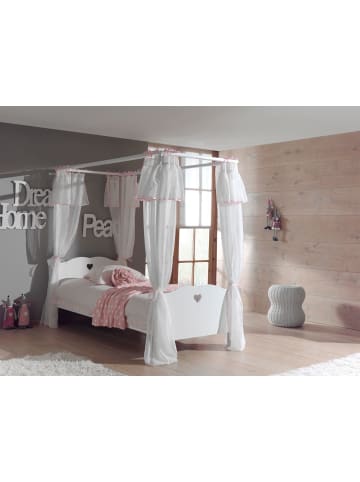 58 aufm Kessel HIMMELBETT Kamila 212x198x98 aus MDF in Weiß