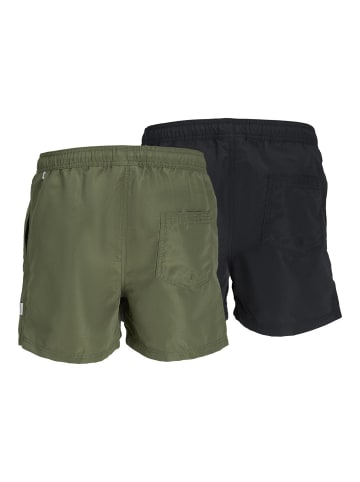 Jack & Jones 2er-Pack Badeshorts in Black