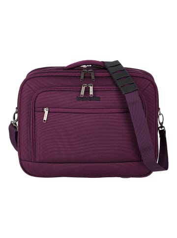 travelite Cubis Flugumhänger 40 cm Laptopfach mit Dehnfalte berry