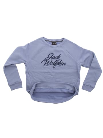 Jack Wolfskin Sweatshirt New Winter Sweatshirt Damen Fleece Pullover in Blau