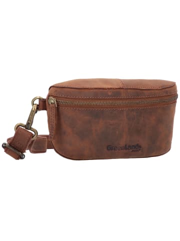 Greenland Nature Montenegro Gürteltasche Leder 20 cm braun