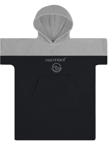 normani Kinder Badeponcho Puwai in Schwarz