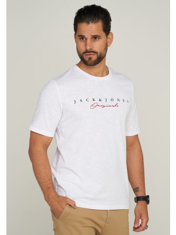 Jack & Jones T-Shirt - JJHARRISON TEE SS CREW NECK in Bright White