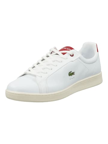 Lacoste Sneaker in Weiß/Rot