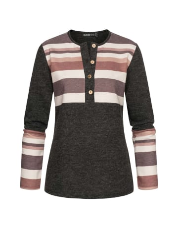 Cloud5ive Cloud5ive Sweater mit Knopfleiste in grey