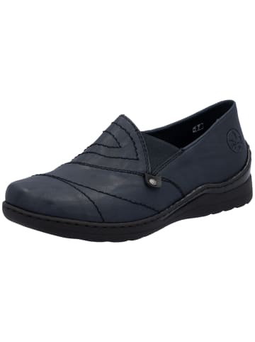 rieker Sportlicher Slipper in schwarz