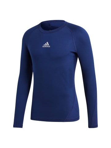 adidas Performance Trainingsshirt AlphaSkin in dunkelblau