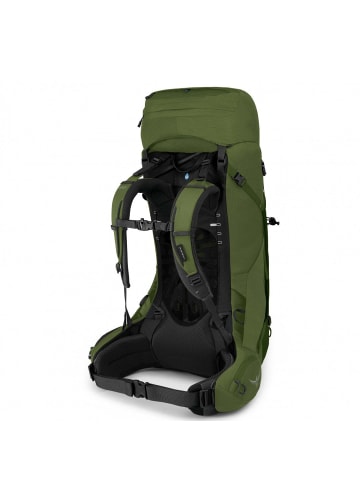 Osprey Aether 55 S/M - Trekkingrucksack 78 cm (acorn red, S/M) in garlic mustard green