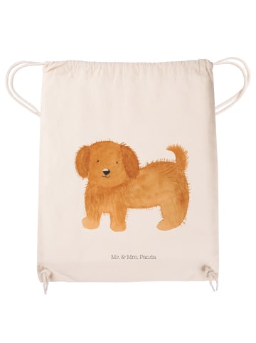 Mr. & Mrs. Panda Jutebeutel Hund Flauschig ohne Spruch in Creme