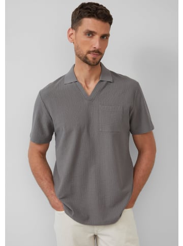 s.Oliver Polo-Shirt in 9467_grau meliert