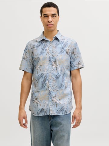 Jack & Jones Hawaii-Hemd in Celestial Blue