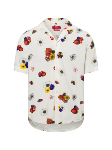 Finshley & Harding London Hemd Virgil in ecru mehrfarbig