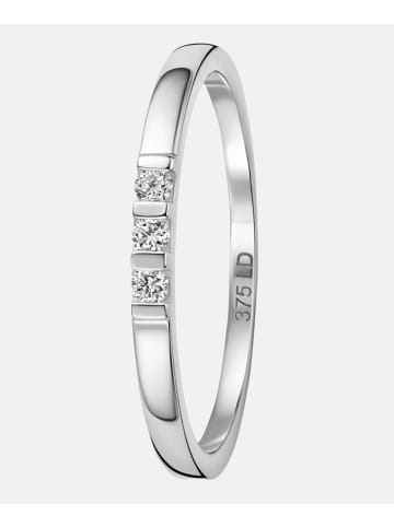 Diamant L'éternel Ring aus 375 Weißgold mit 0.05 Karat Diamant
