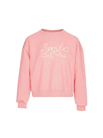 Swirly Women Sweatshirt in Pink